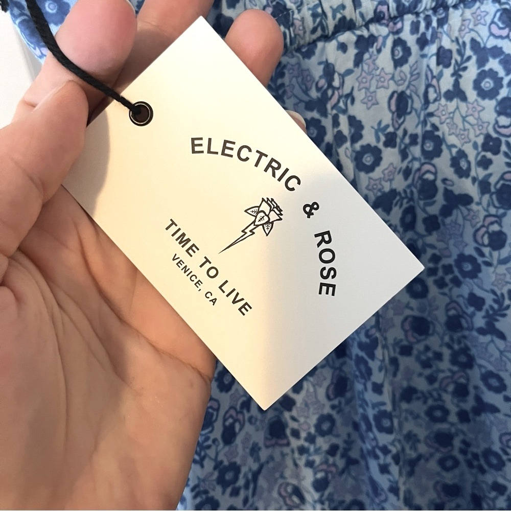 💙✨ Electric & Rose Floral Midi Reagan Dress – New With Tags ✨💙 - Picture 8 of 13